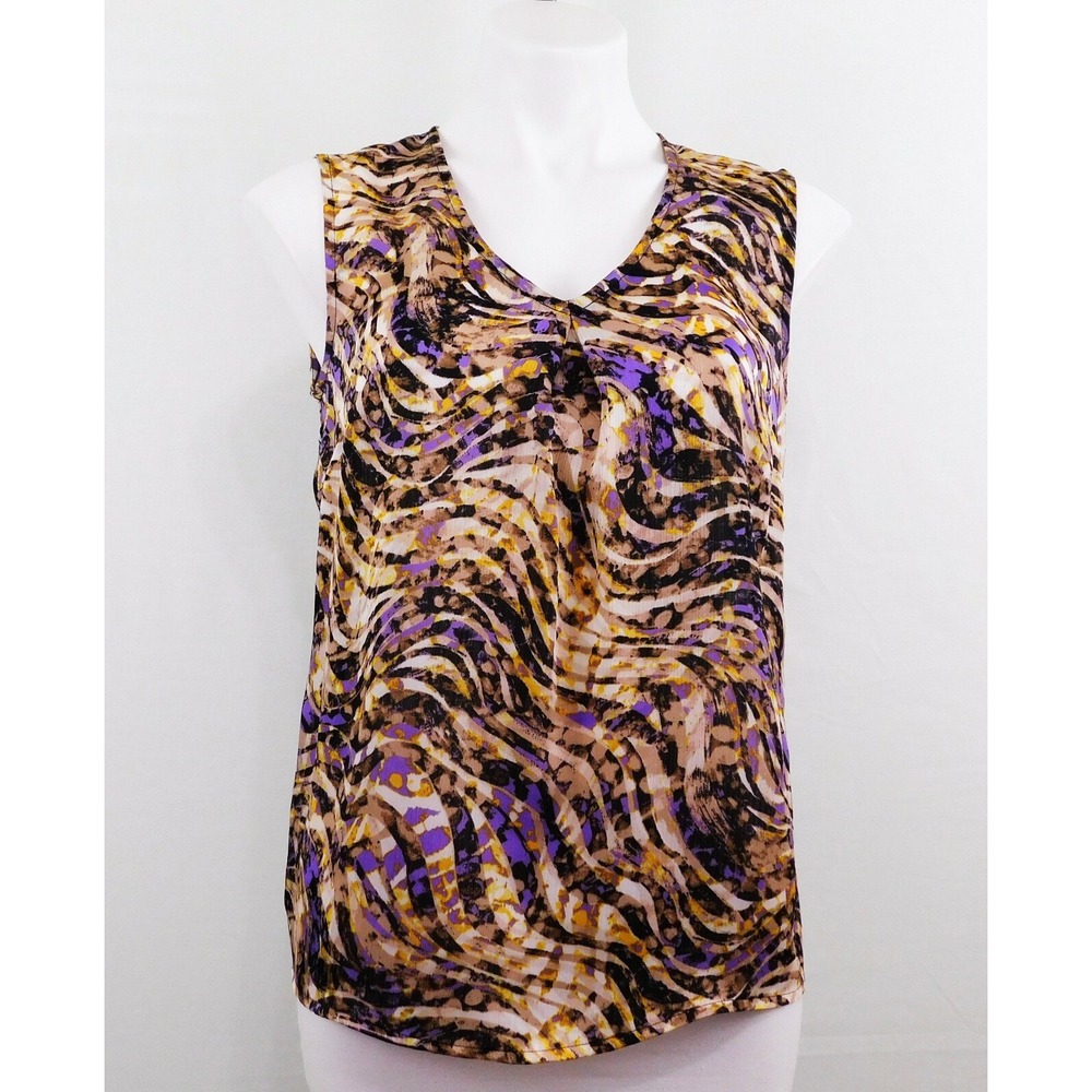 Kasper Women Shirt, Size XS,‎ Multi-color, 100% Polyester